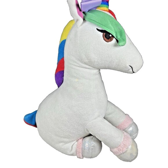 JoJo Siwa Rainbow Unicorn 20" Plush Stuffed Animal Colorful - Picture 5 of 12